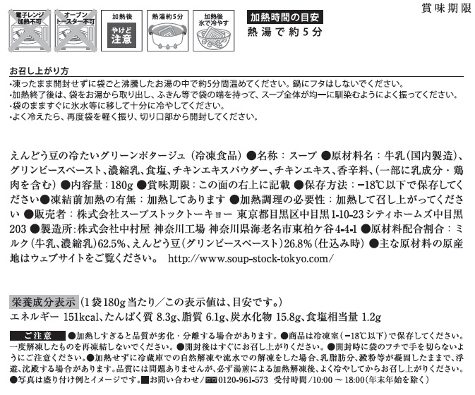 スープストックトーキョースープ頒布会の6月ラベル7枚目