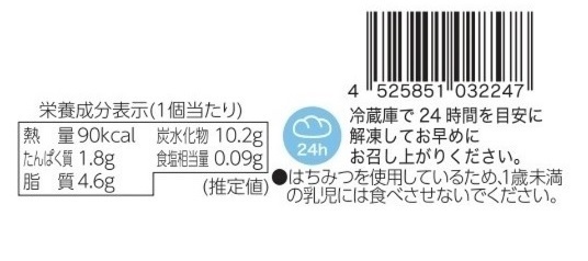 八天堂【Ｄｉｓｎｅｙ】スイーツパン頒布会３回コースの8月ラベル1