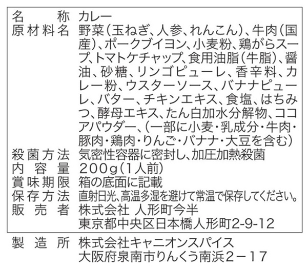 人形町今半頒布会の1月ラベル2