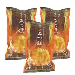 種子島甘蜜芋「みつ姫」の冷凍焼き芋　５００ｇ（約５～８個入）×３袋