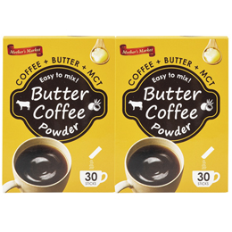バターコーヒーパウダー　４５ｇ（１．５ｇ×３０包）×２