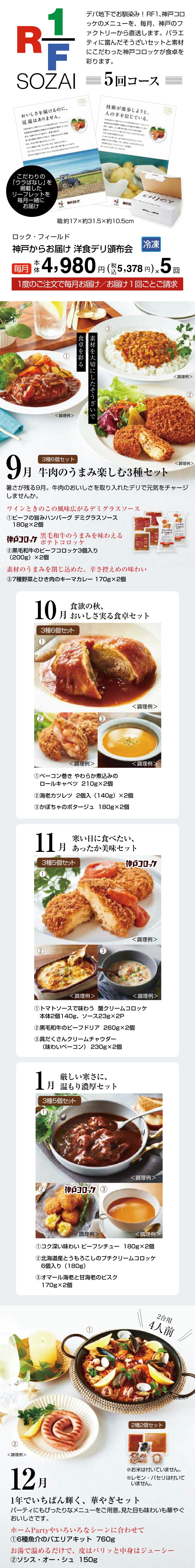 神戸からお届け洋食デリ頒布会