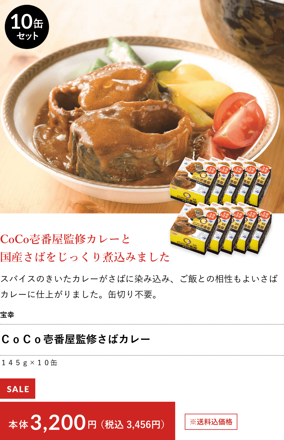 ＣｏＣｏ壱番屋監修さばカレー