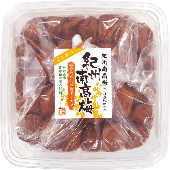〔予約〕新物 紀州南高梅 はちみつ漬（塩分６％）
