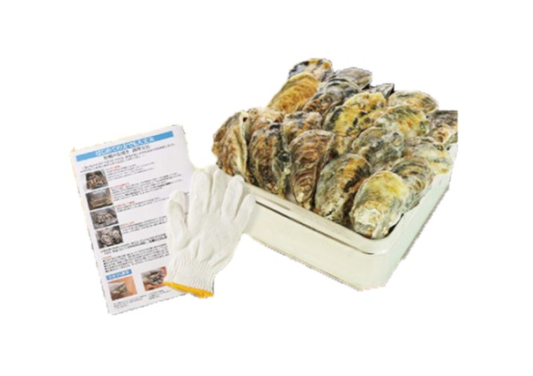 「牡蠣のかんかん焼き　１．５ｋｇ（約１８～２７個入）」の包材画像