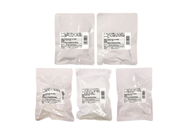 「長期保存おふくろの味和惣菜セット　５種１０袋」の包材画像