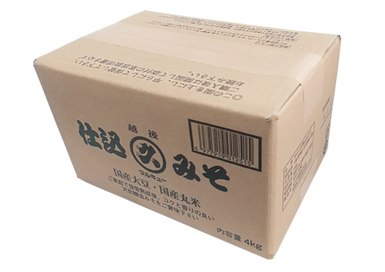 「［予約］丸久味噌　半熟仕込みそ　４ｋｇ」の包材画像