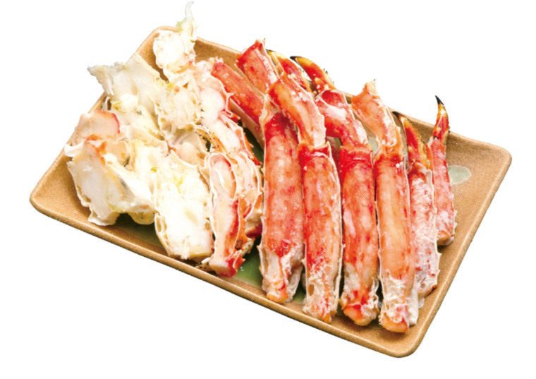 「ボイルたらばがにハーフポーション　８００ｇ」の包材画像